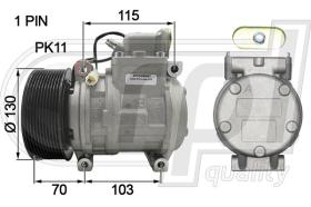 Automotive MB5057 - COMP.PCV MB ACTROS 10P PK11