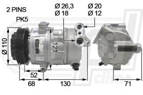 Automotive OP0066 - COMP.ORIGINAL OEM OP CORSA D 1.6T