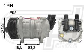 Automotive QE1510 - COMP.QUE15 PK8 V-O 12V 404