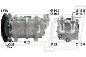 Automotive QE1609 - COMP.QUE16 1B 158 24V V-O