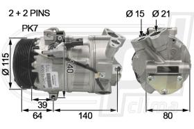 Automotive RE0074 - COMP.ORIGINAL OEM LAGUNA III 2.0DCI 07-15