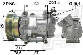 Automotive RE0077 - COMP.ORIGINAL OEM CLIO-MODUS-TWINGO PK7