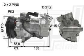 Automotive RE0106 - COMP.ORIGINAL OEM CLIO-CAPTUR 1.0-1.3TCE 19- PK3