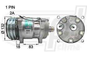 Automotive SD0509 - COMP.ORIGINAL OEM SD5S14 2A H-R 12V