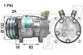 Automotive SD0570 - COMP.ORIGINAL OEM SD5S14 2A V-O 24V