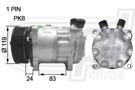 Automotive SD0758 - COMP.ORIGINAL OEM SD7H15 PK8 ESP V-O 24V