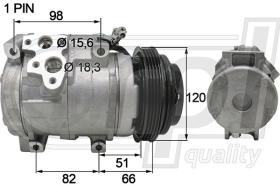 Automotive TO5023 - COMP.PCV LCRUISER-PRADO-HILUX 2.7 97-09