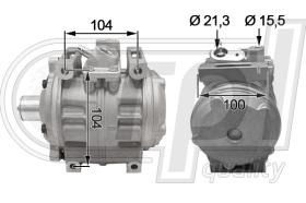 Automotive TO5040 - COMP.PCV COASTER BUS 10P30C S/EM