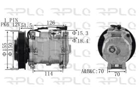 Automotive VA0002 - COMP.ORIGINAL OEM VALTRA T144-174-175