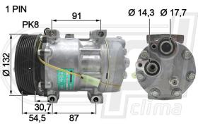 Automotive VO0014 - COMP.ORIGINAL OEM VO FH16-FM12-L120C