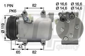 Automotive VO5026 - COMP.PCV VO V70-S60-S80-XC70-XC90