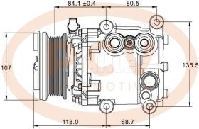 · ACP1336000P - COMP.MAHLE NEW P/FORD