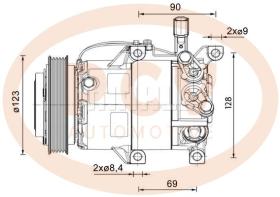 · ACP1459000P - COMP.MAHLE NEW P/KIA/HYUNDAI