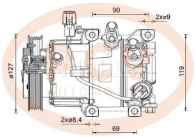 · ACP1464000P - COMP.MAHLE NEW P/KIA/HYUNDAI